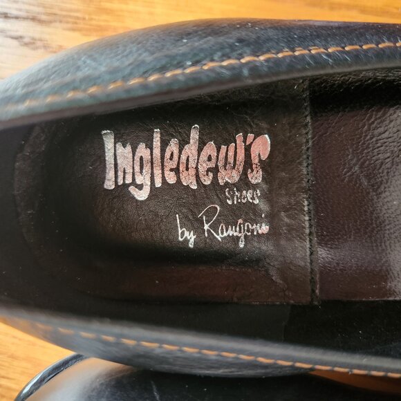 INGLEDEW'S BY RANGONI WONEN'S LEATHER LOAFERS SIZE 8.5 MADE IN ITALY - Picture 6 of 6